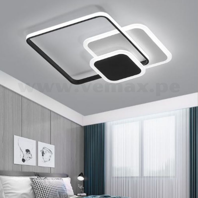 GENERICO - Lámpara de Techo Smart Led Cuadrado