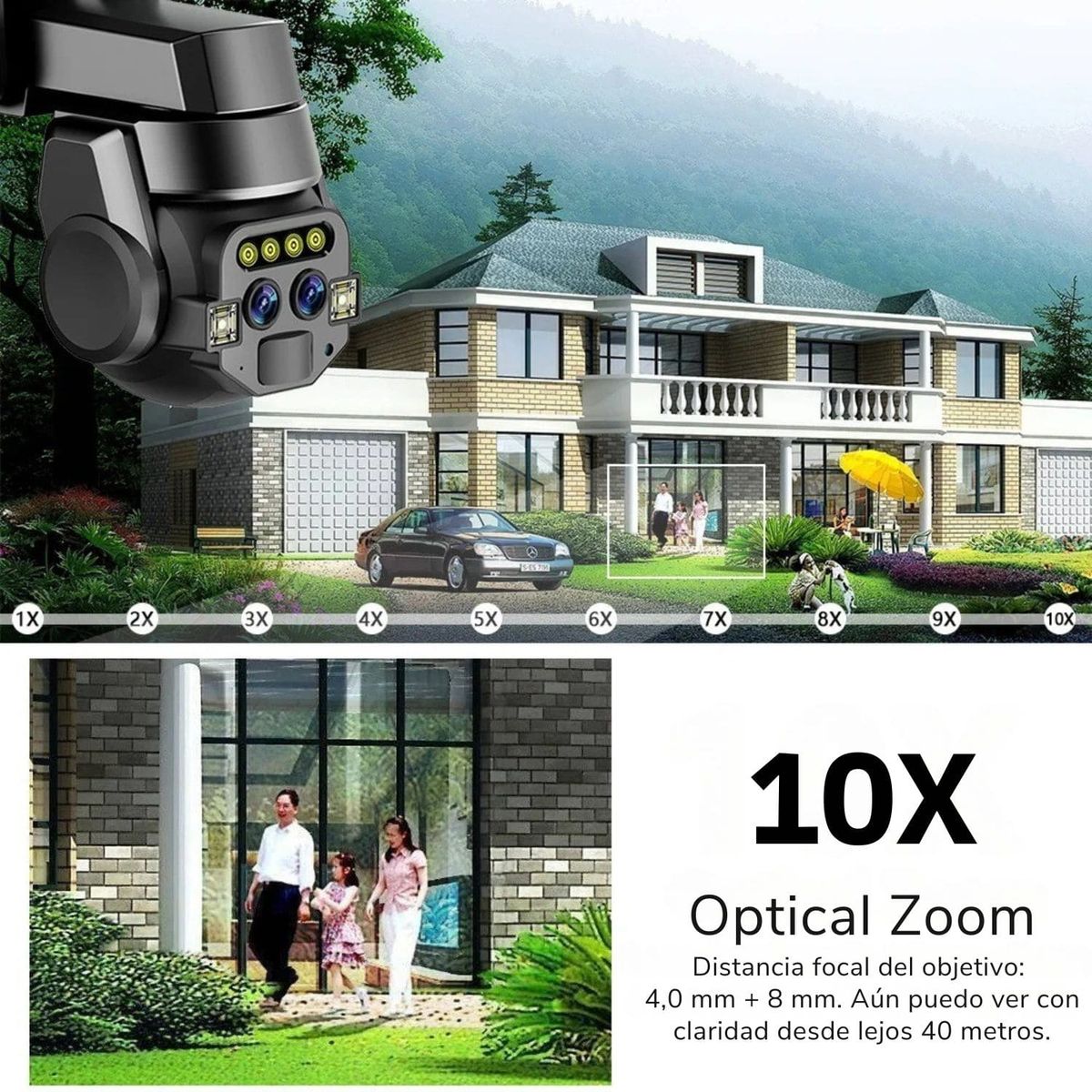 OEM - Camara de Seguridad con Zoom Optico Full HD