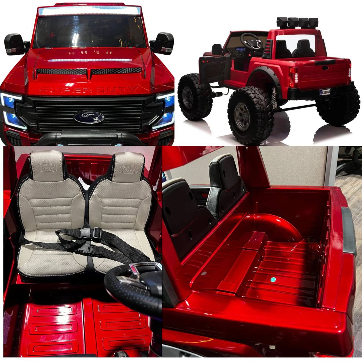 FORD - Carro a Batería Ford Super Duty De 24V