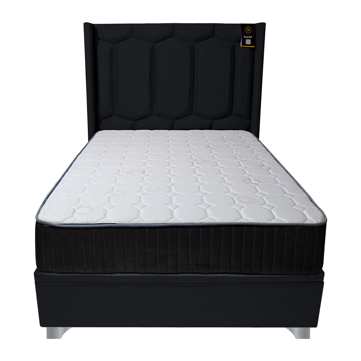 BARAKA HOME - Dormitorio Boxet Neiva 2 Plz - Negro