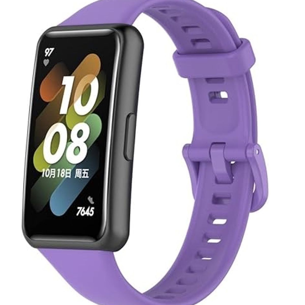 GENERICO - Correa silicona para Smart Watch Honor Band 7 - LILA