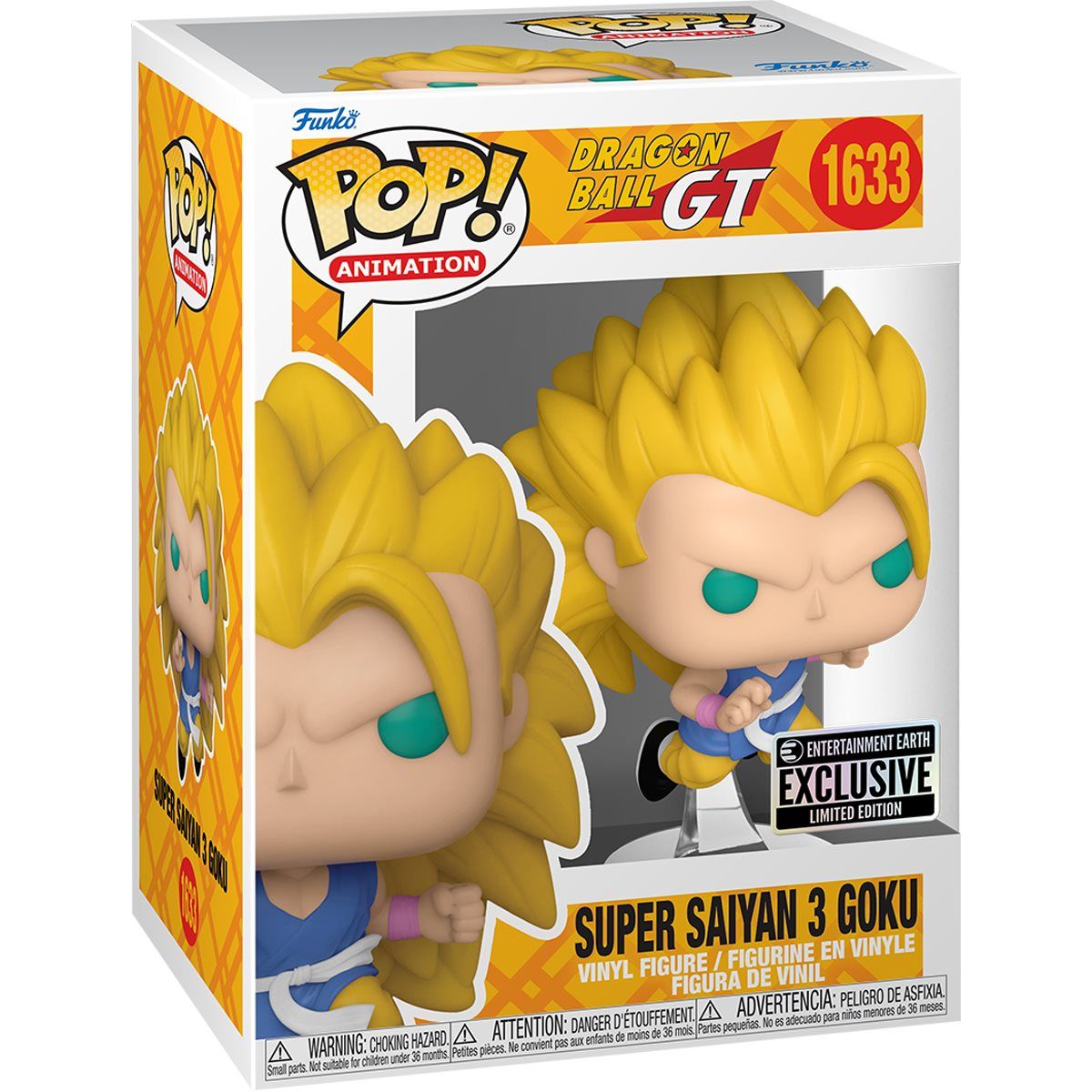 FUNKO - Funko Pop! Super Saiyan 3 Goku #1633 EE - Dragon Ball GT