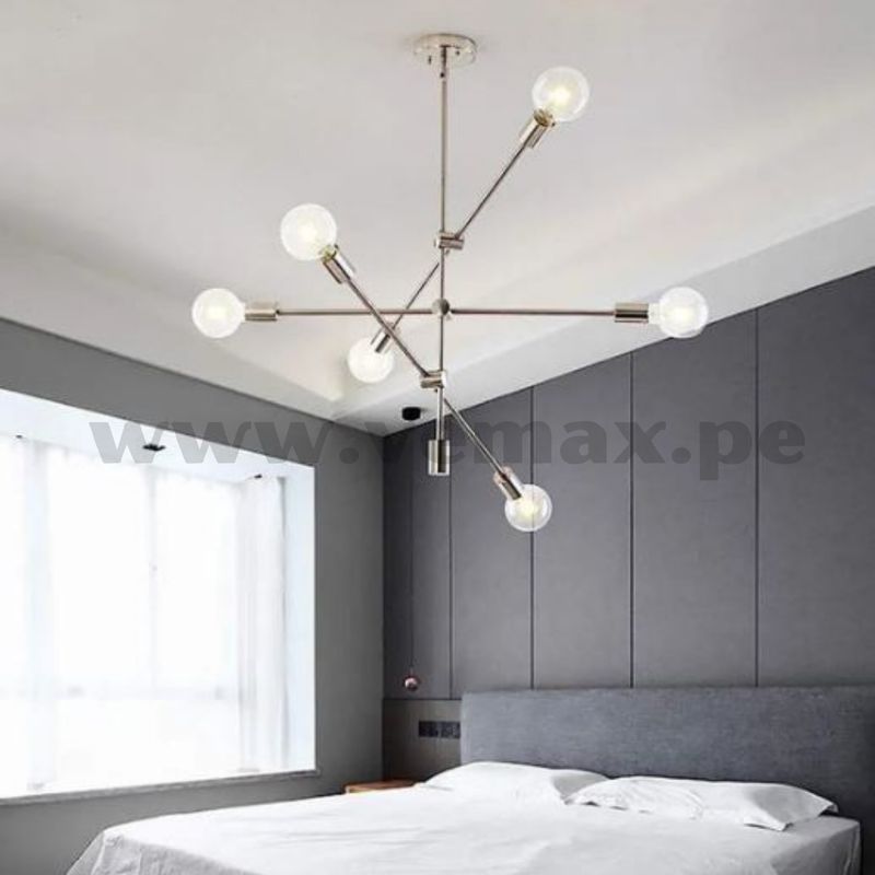 GENERICO - Lámpara de Techo Brixon Plateado