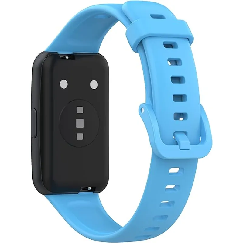 GENERICO - Correa silicona para Smart Watch Honor Band 7 celeste
