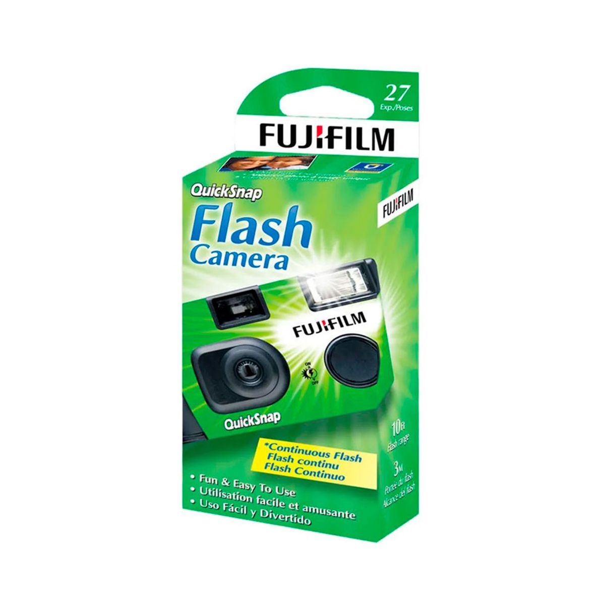 FUJIFILM - Camara de pelicula Fujifilm Quicksnap 27 tomas Descartable