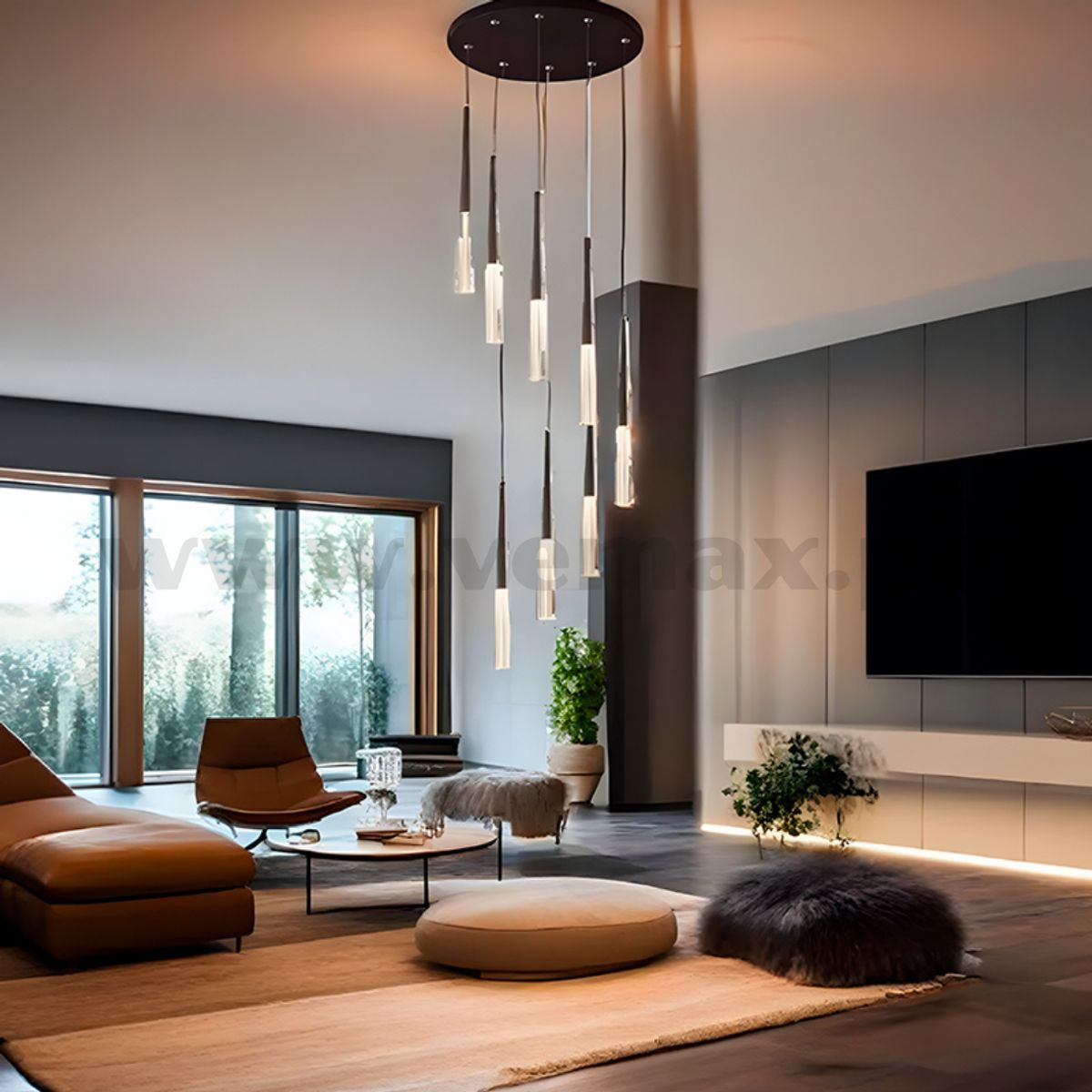 GENERICO - Lámpara Colgante Small Black