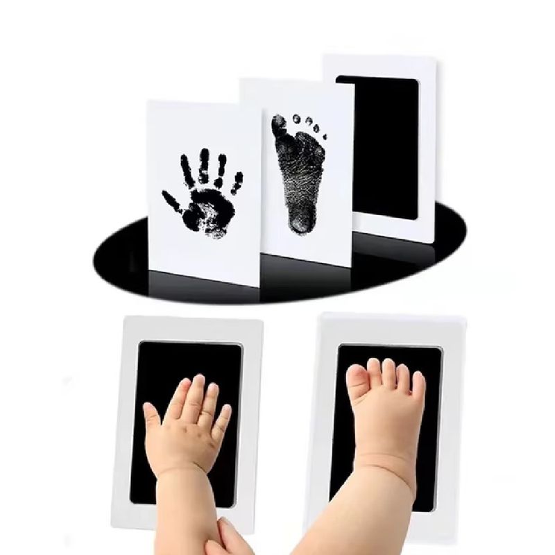 GENERICO - Kit De Huellas Y Manos Diy Para Bebé Recién Nacido