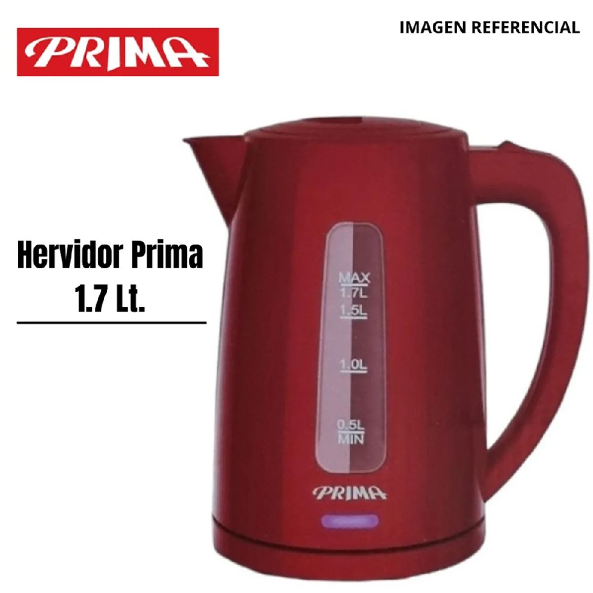 PRIMA - Hervidor Eléctrico Prima Rojo KEP0301 PR