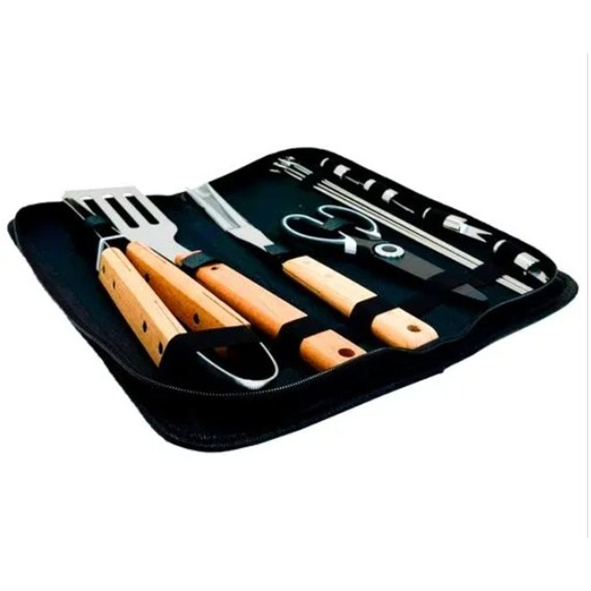 GENERICO - Set Utensilios Parrillero x15 Pzas cEstuche