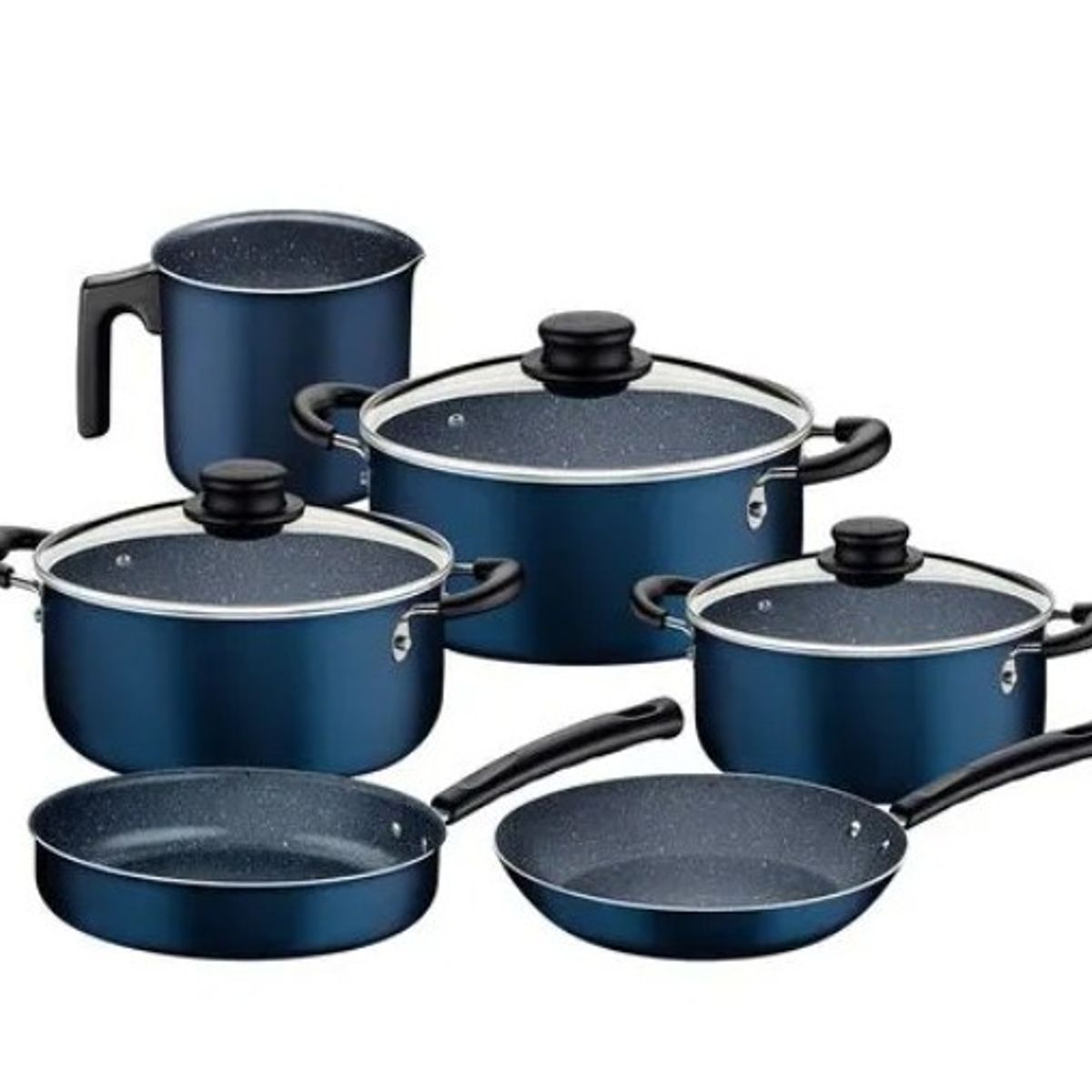 MAX - Jgo Bateria Cocina x9 Max Azul O28+O24+O18+Sr24+S24+Lech19L