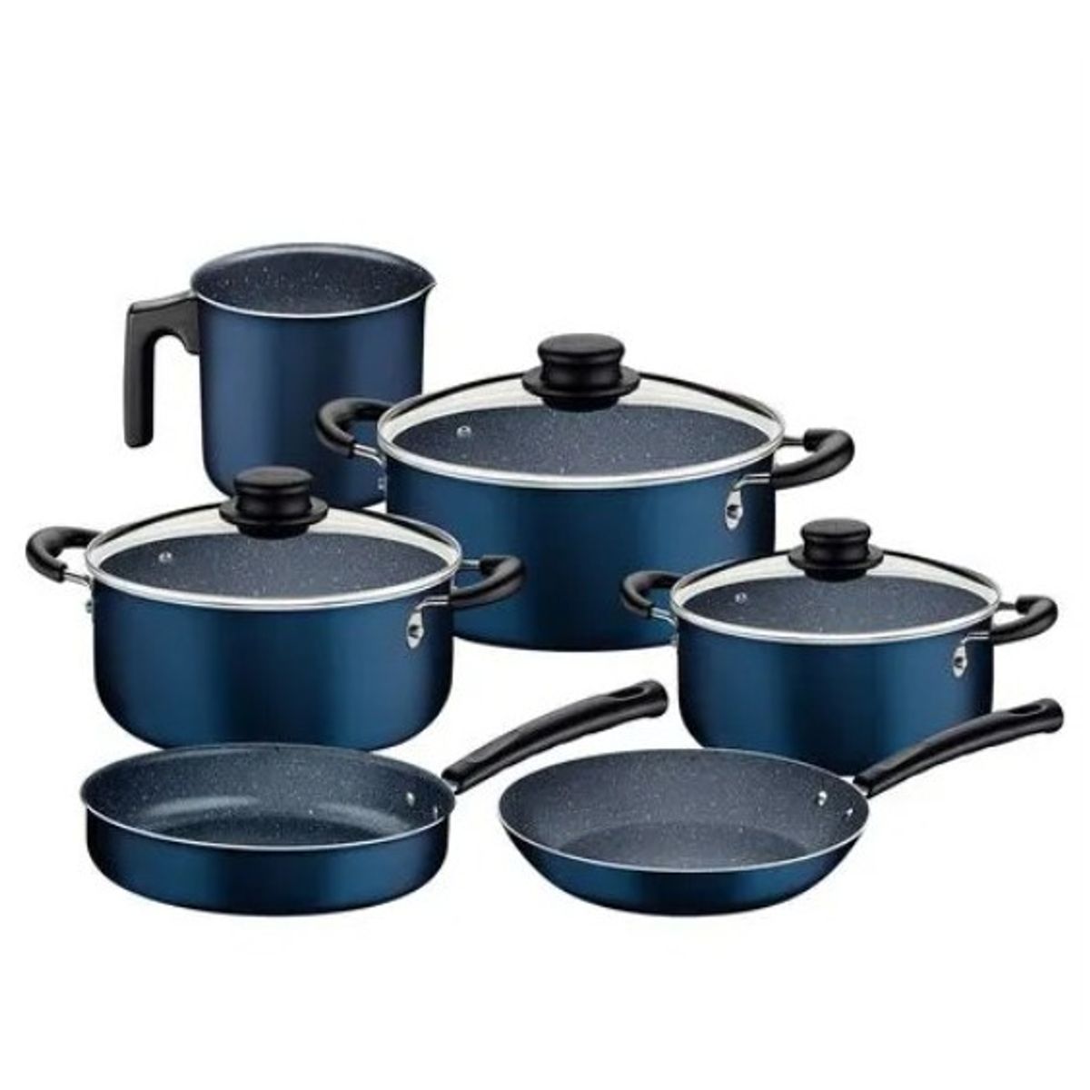 MAX - Jgo Bateria Cocina x9 Max Azul O28+O24+O18+Sr24+S24+Lech19L