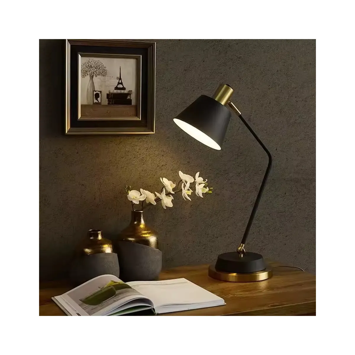 GENERICO - Lámpara de Mesa Vintage