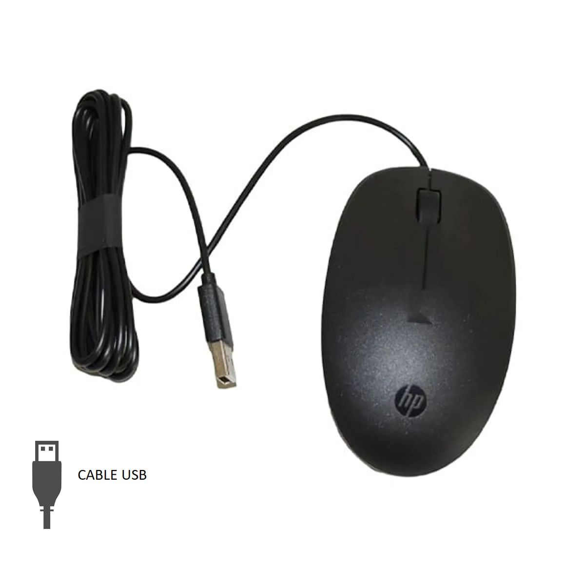 HP - MOUSE HP 125 Wired con cable usb color Negro