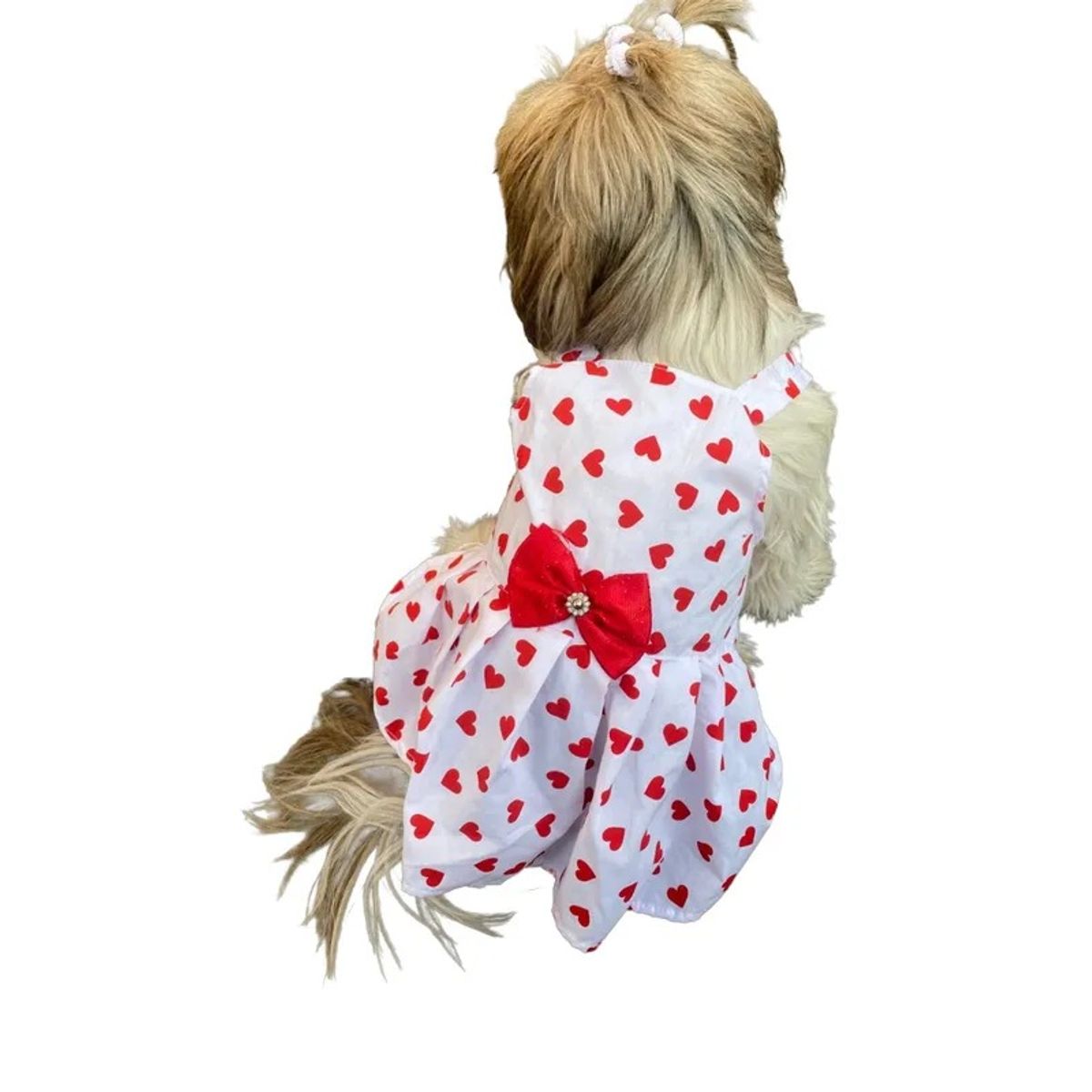 MARC - Ropa De Mascota Vestido Corazones Talla 4