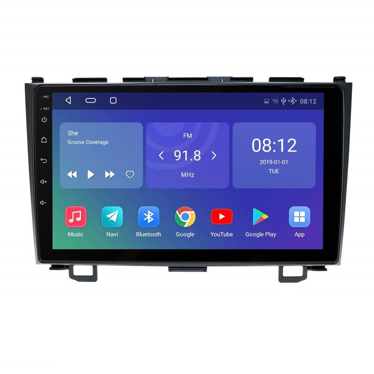 GENERICO - Autoradio Android 4+64GB honda crv 2008-2011 8Nucleos +Entrada Sim