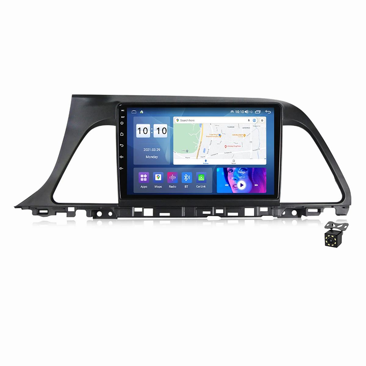 GENERICO - Autoradio Android 4+64GB Hyundai Sonata 2014-2018 8Nucleos +Entrada Sim