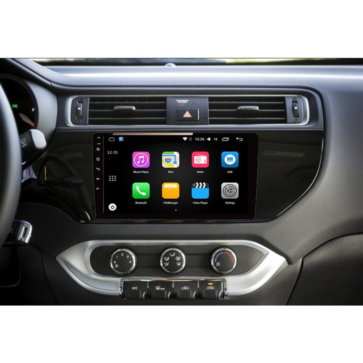 GENERICO - Autoradio Android 4+64GB Kia Rio 2015-2017 8Nucleos +Entrada Sim