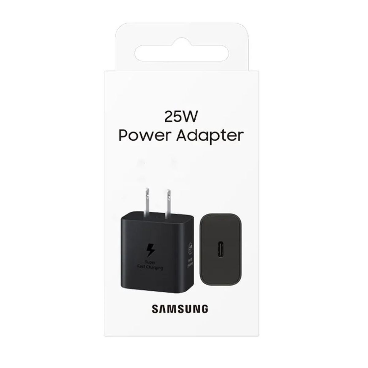 SAMSUNG - Cargador Samsung 25W para Note 10 Note 10 Pro Adaptador GAN Negro