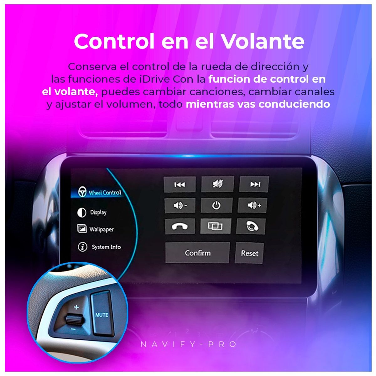 GENERICO - Autoradio  4+64GB Mitsubishi Montero Sport 2018-2020   8Nucleos +Entrada Sim
