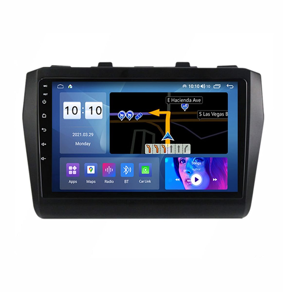 GENERICO - Autoradio Android 4+64GB Suzuki Swift 2017-2021 8Nucleos +Entrada Sim