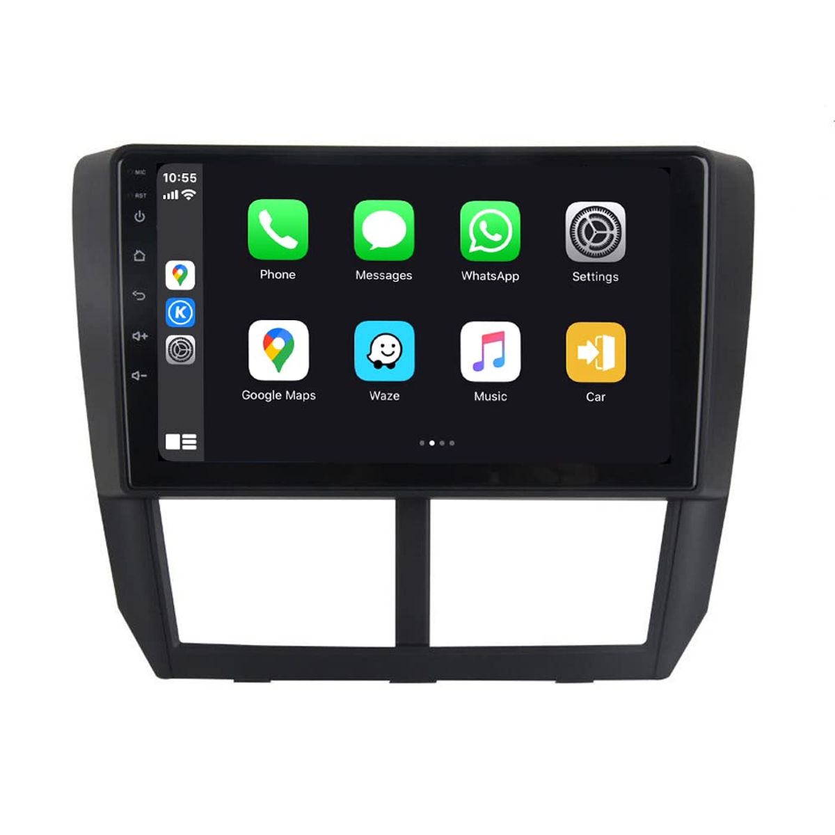 GENERICO - Autoradio Android 4+64GB Subaru Forester Impreza WRX STI XV 2007-2012 8Nucleos +Entrada Sim
