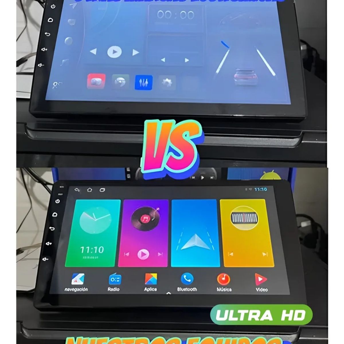 GENERICO - Autoradio Android 4+64GB Toyota Avanza 2019-2020 8Nucleos +Entrada Sim