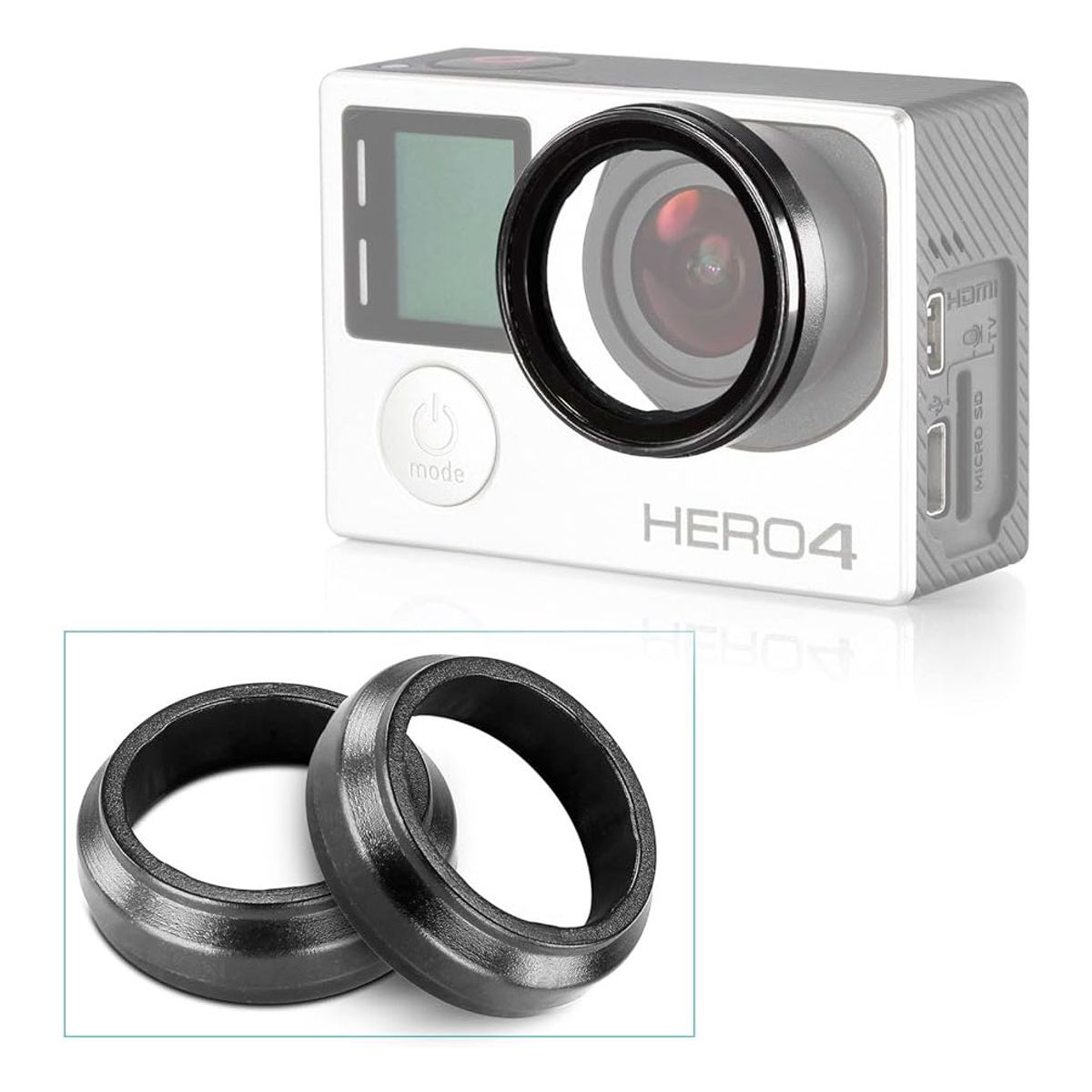 GOPRO - GoPro - Protector de lente para GoPro Hero 3, 3+, 4 ORIGINAL