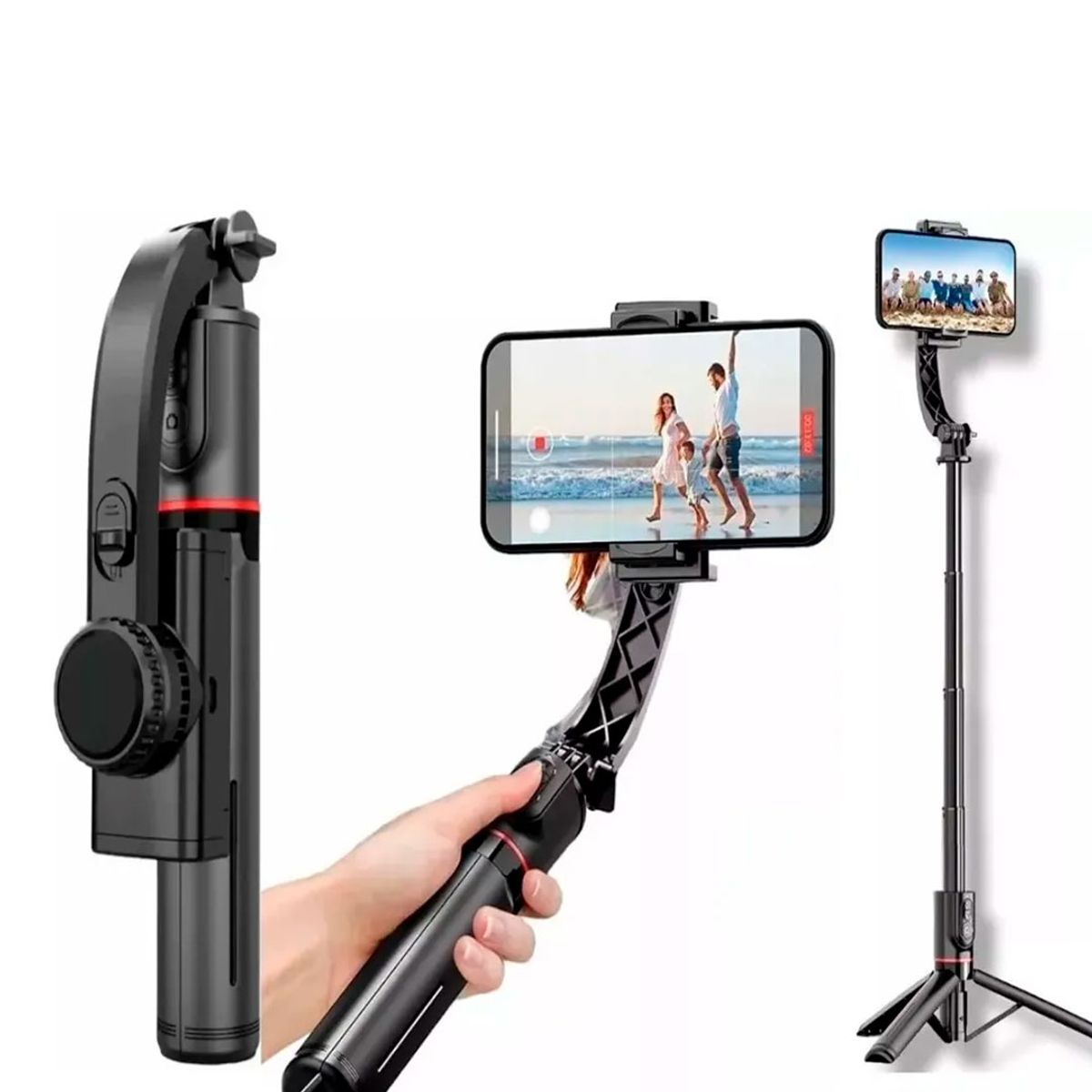 GENERICO - Estabilizador Gimbal L19 con Trípode Selfie