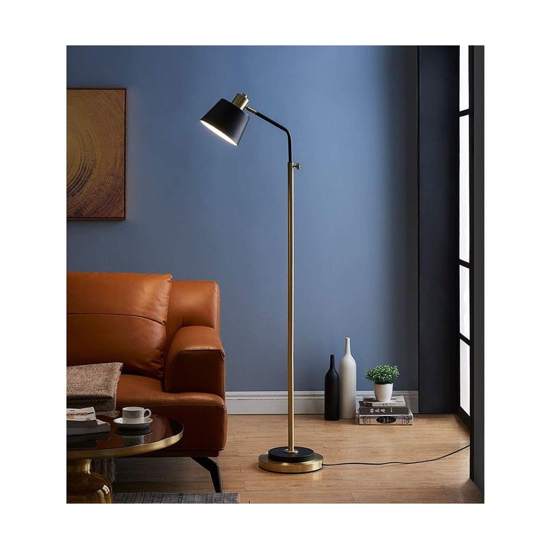 GENERICO - Lámpara de Pie Black Vintage