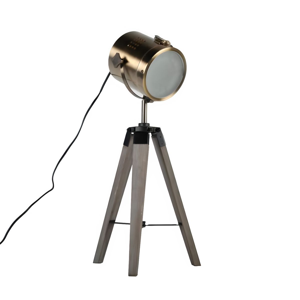 GENERICO - Lámpara de Pie Black Vintage