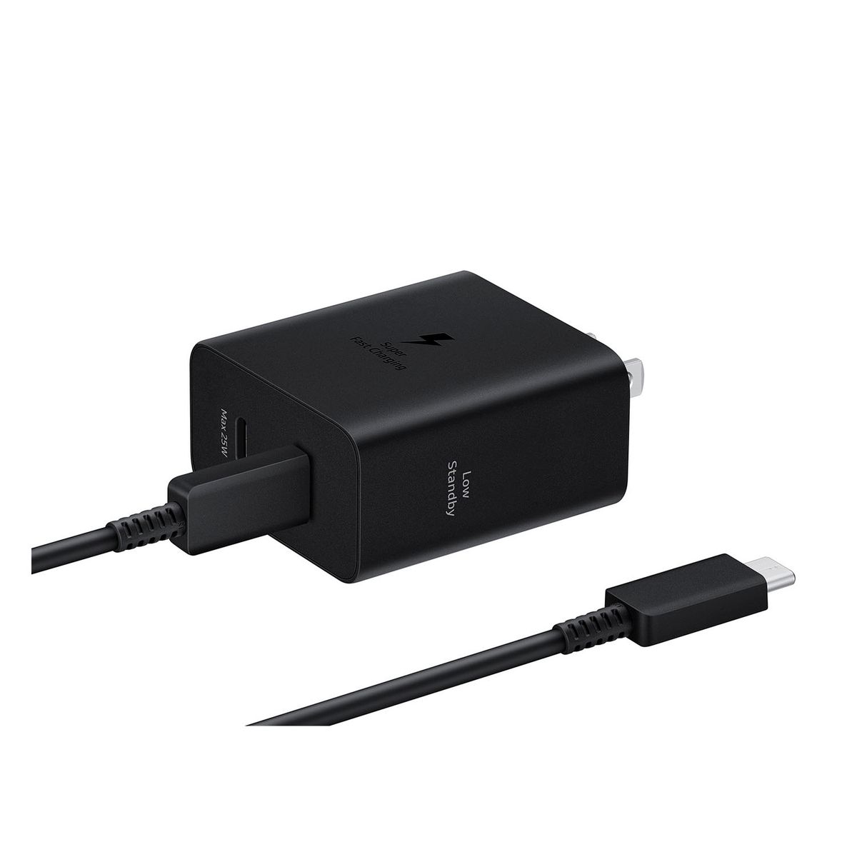 SAMSUNG - Cargador Samsung PD Duo de 50W con cable para S25 Ultra