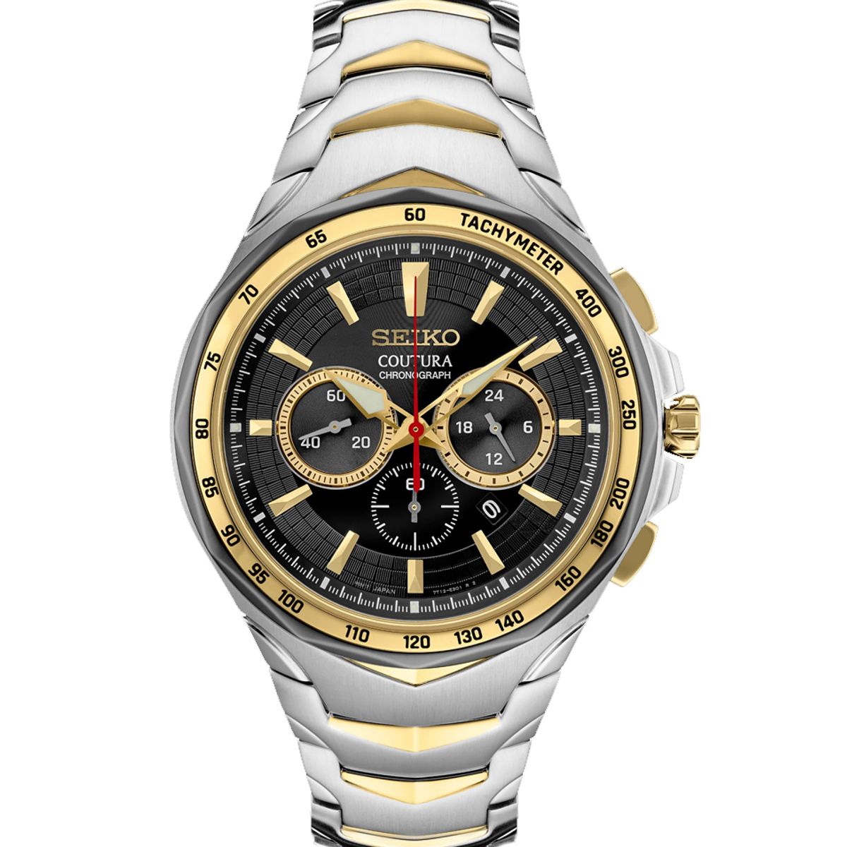 SEIKO - SEIKO Reloj Coutura Coleccion Cronografo Acero inox Japones SRWZ26