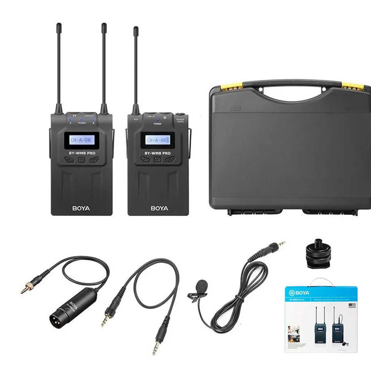 BOYA - BOYA BY-WM8 PRO-K1 - Micrófono para cámaras SmartPhone y laptops