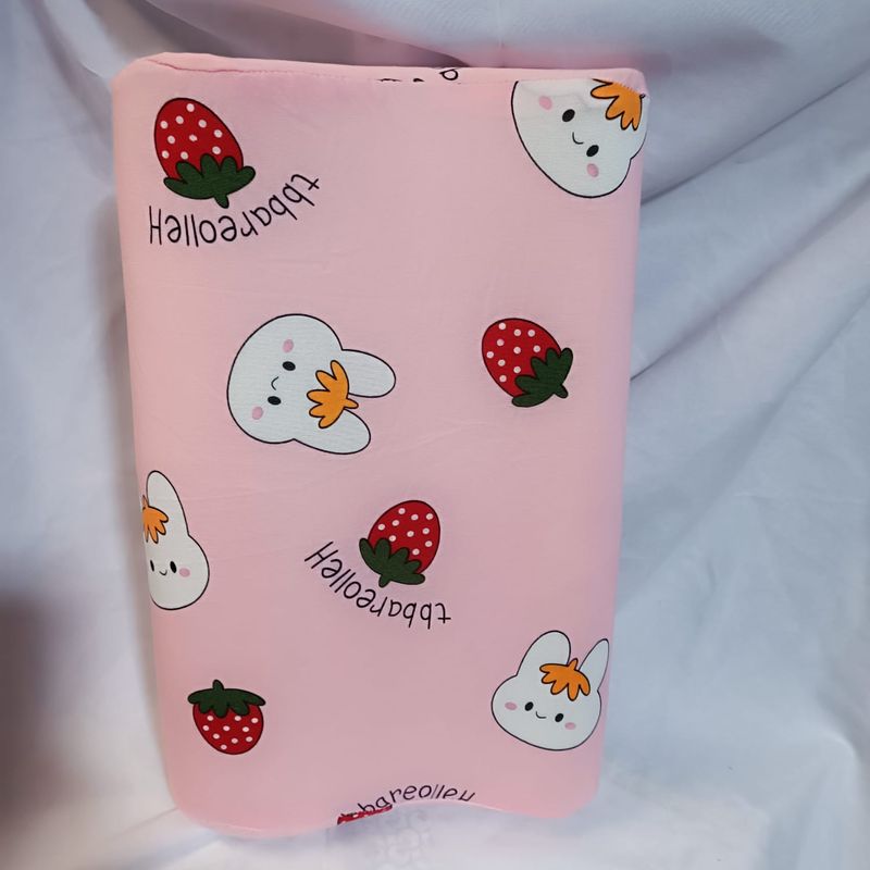 GENERICO - ALMOHADA VISCOELÁSTICA ERGONÓMICA PARA NIÑAS rosado