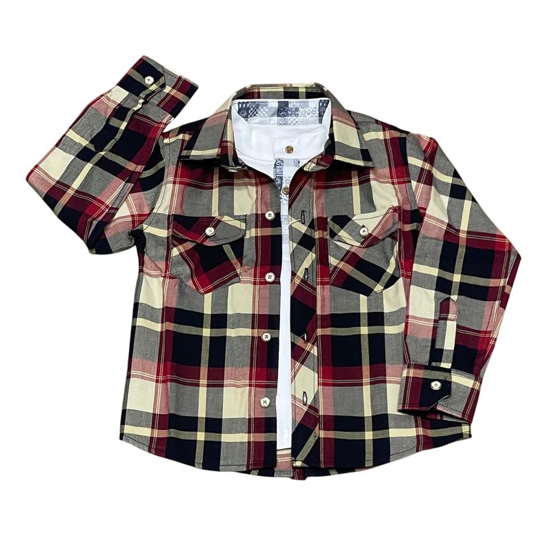 GENERICO - Camisa + Polo Elian para Niño 100% Algodón