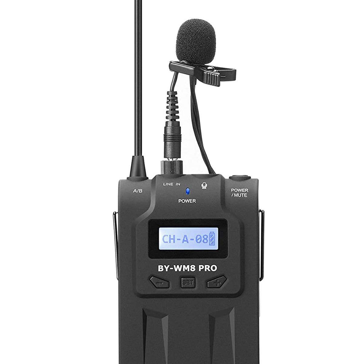 BOYA - BOYA - BY-WM8 PRO-K1 UHF - SOLO Micrófono omnidireccional lavalier