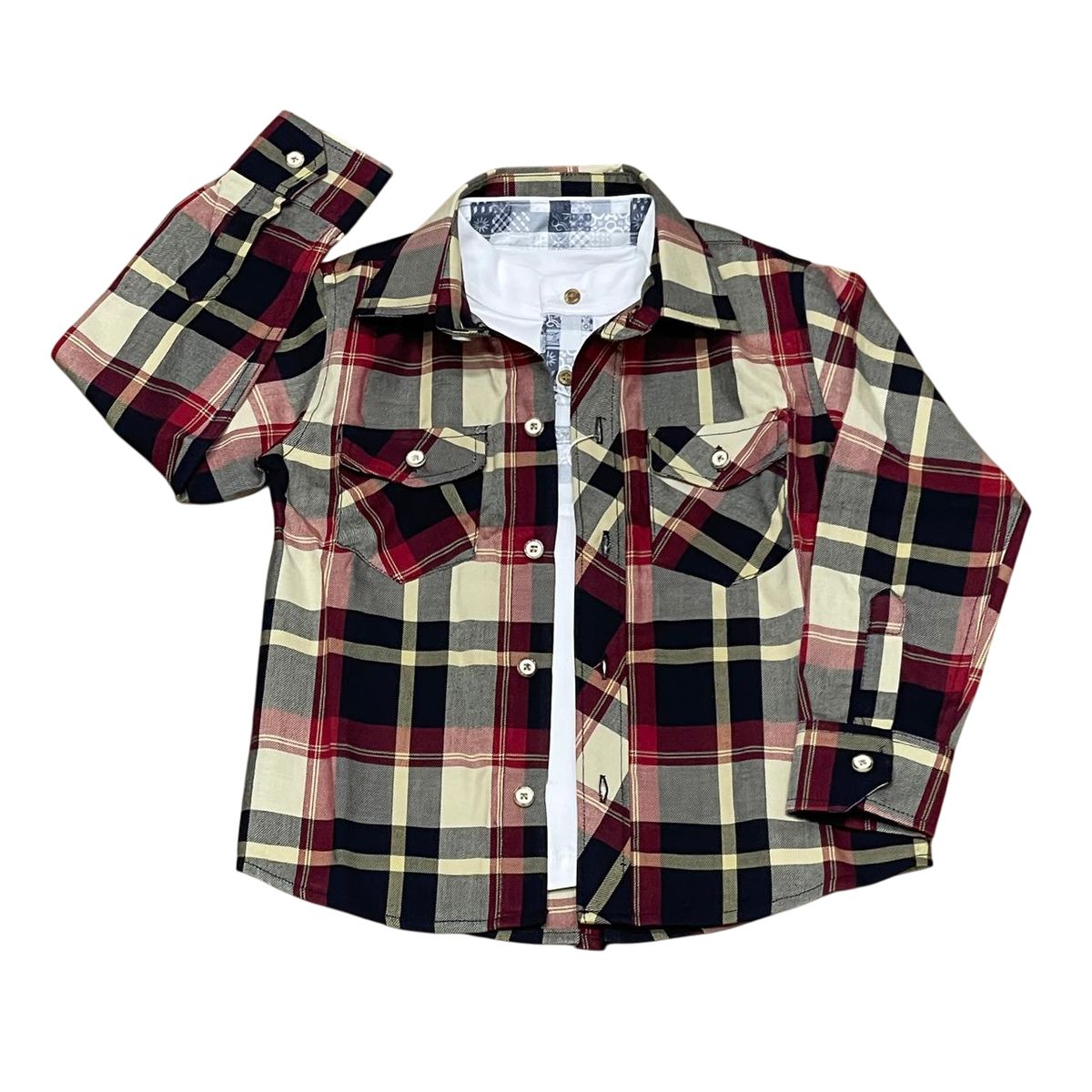 GENERICO - Camisa + Polo Elian para Niño 100% Algodón