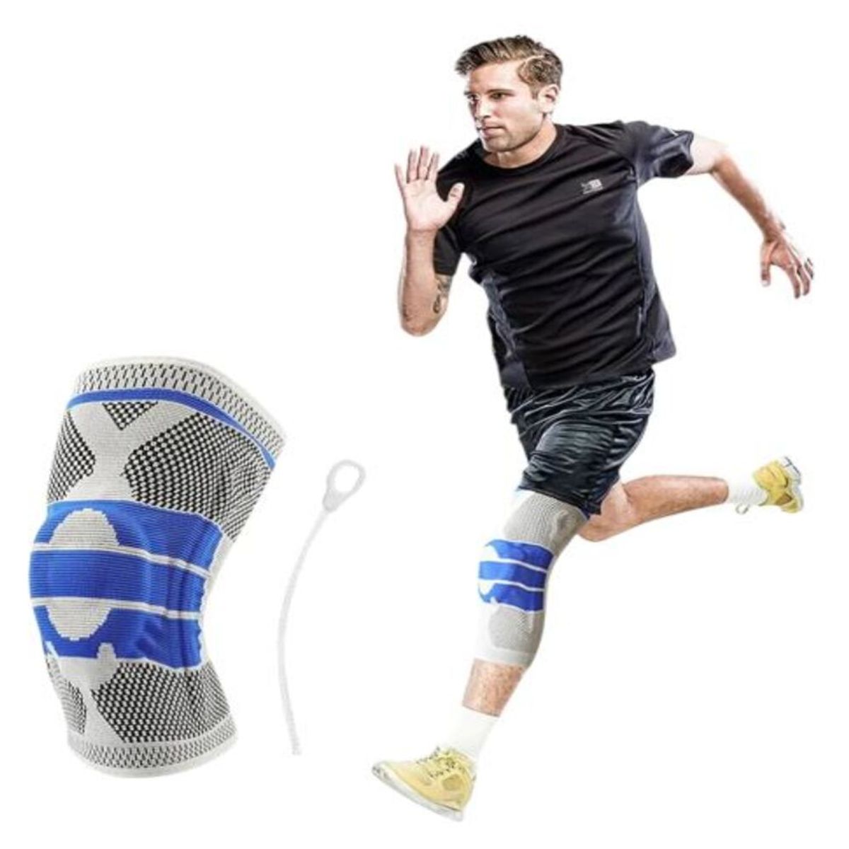 GENERICO - 2 rodilleras de alta elasticidad de  Entrenamiento Deportivo