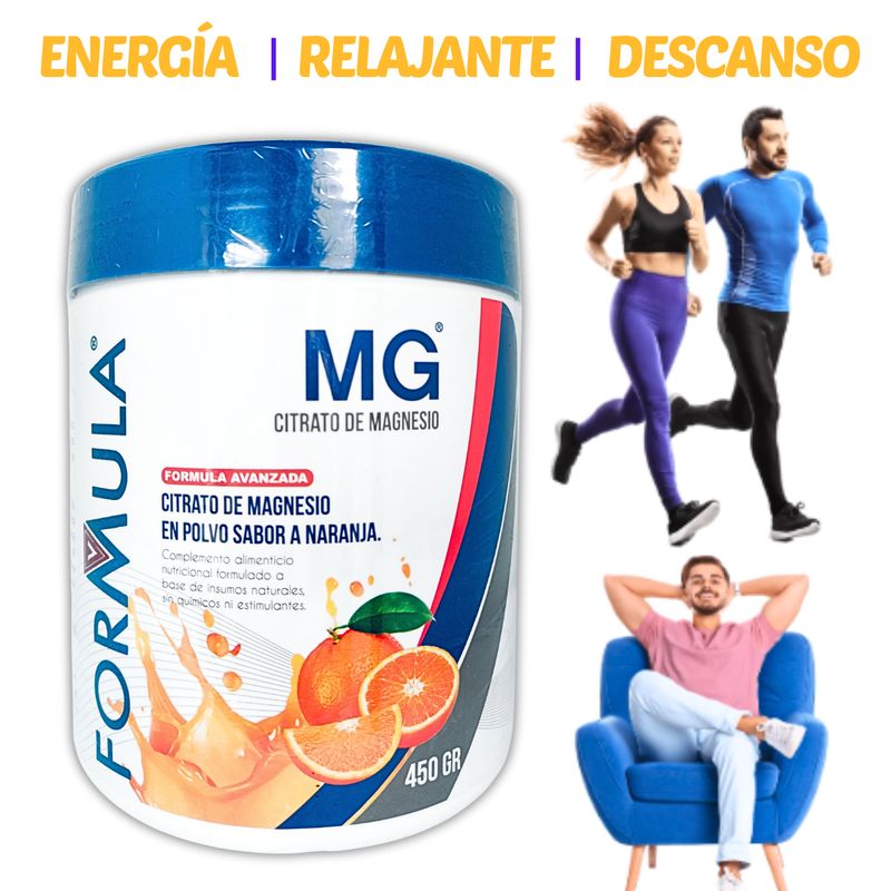 GENERICO - CITRATO DE MAGNESIO 450 GRAMOS SABOR NARANJA FORMULA V