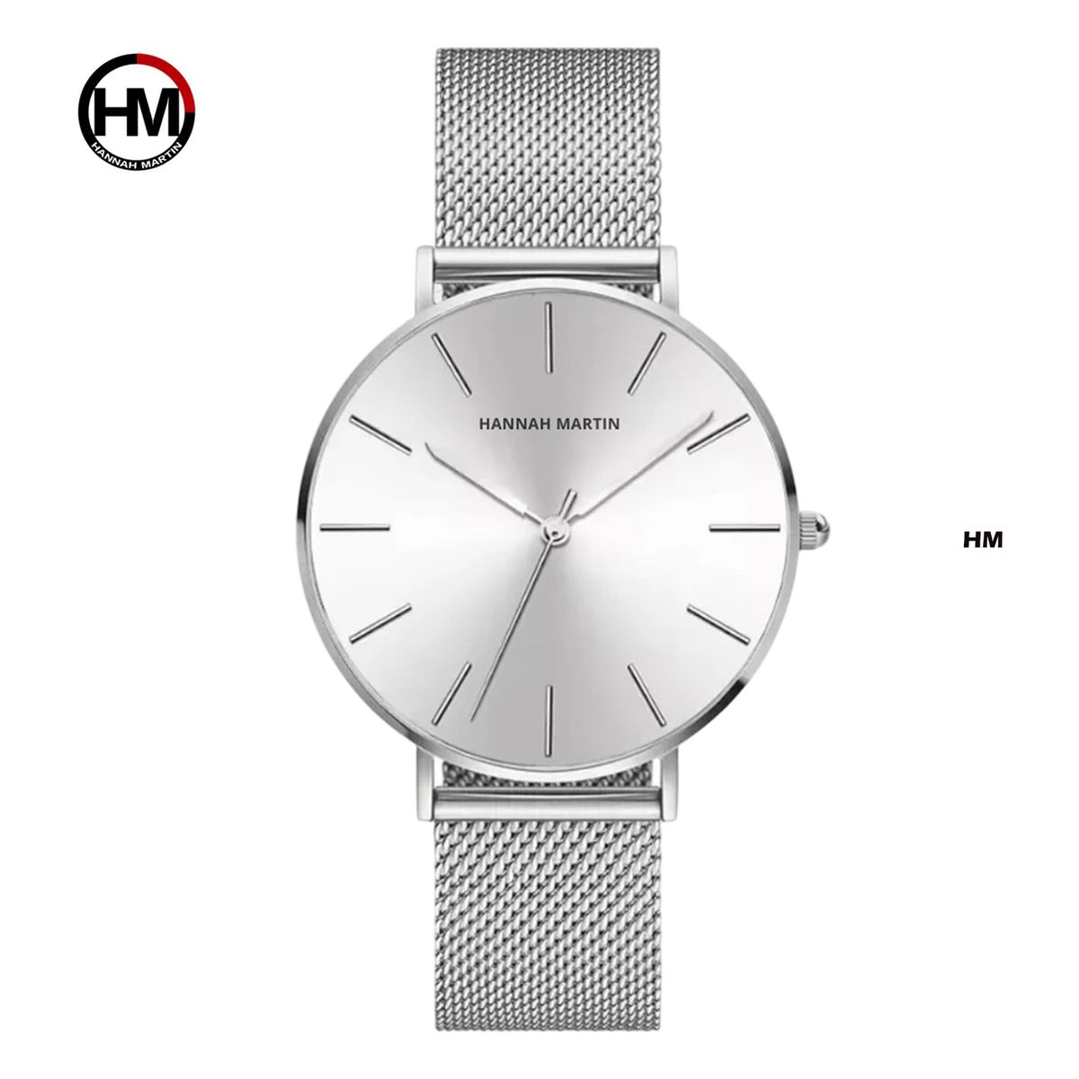 HANNAH MARTIN - RELOJ METAL MUJER PLATEADO HANNAH MARTIN