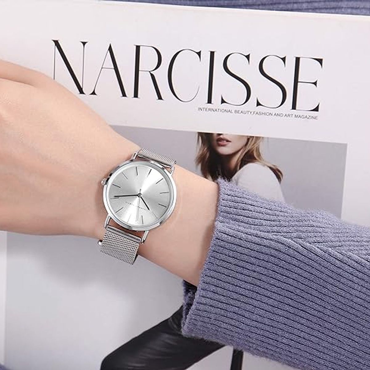 HANNAH MARTIN - RELOJ METAL MUJER PLATEADO HANNAH MARTIN