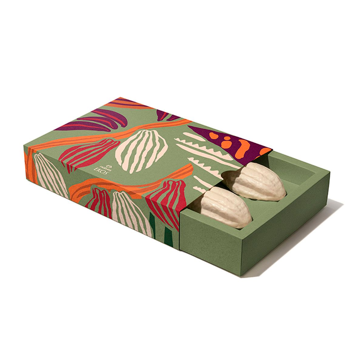 NATURA - Ekos Cacao Jabones en barra tallados 4x 100g