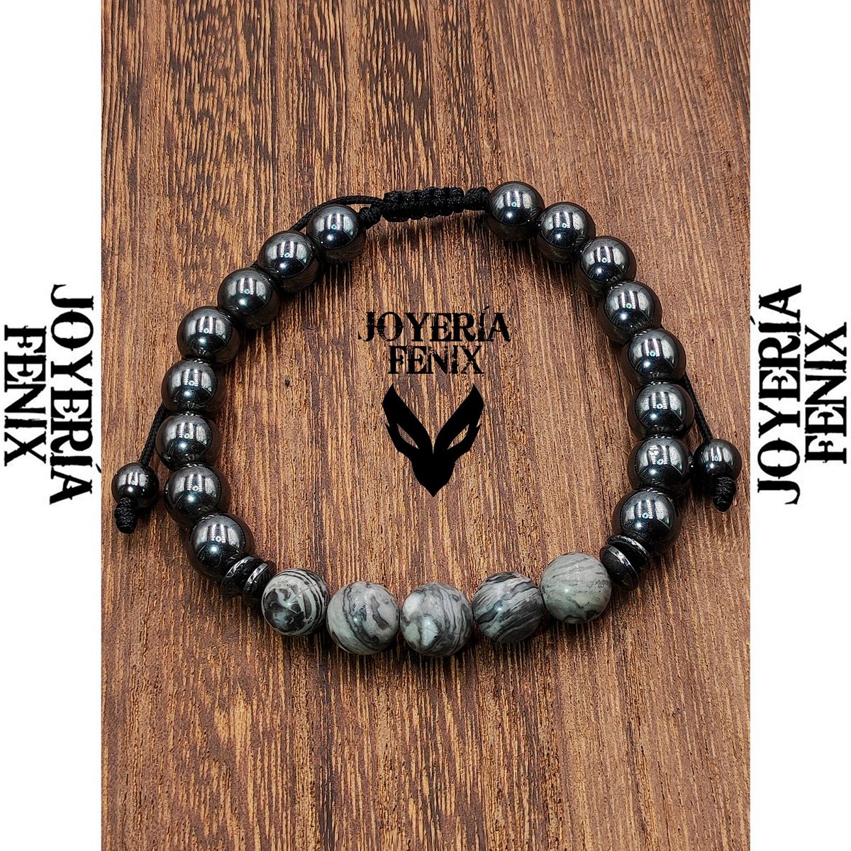 JOYERIA FENIX - Pulsera Doble Protección Hematite - Joyería Fenix