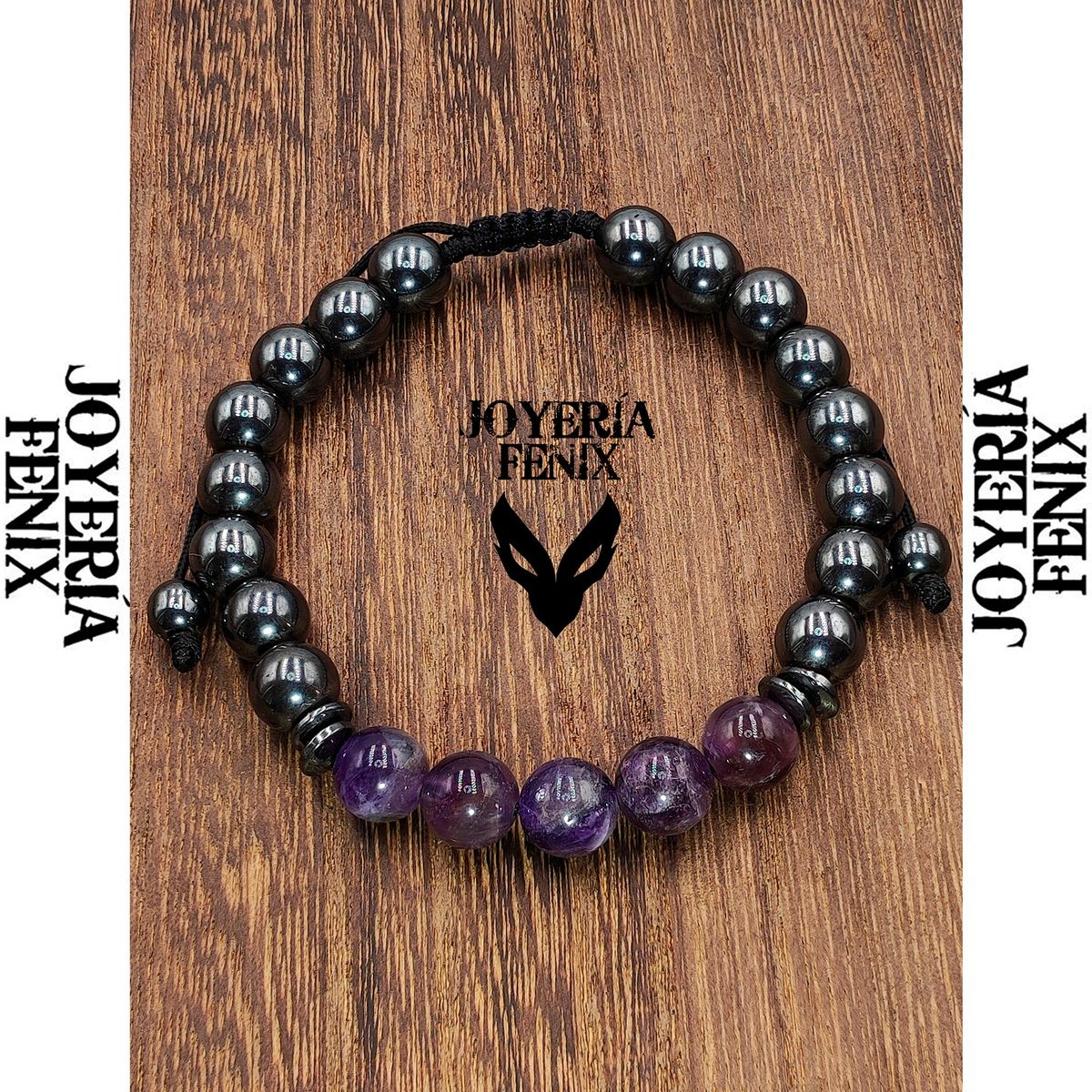 JOYERIA FENIX - Pulsera Doble Protección Hematite - Joyería Fenix