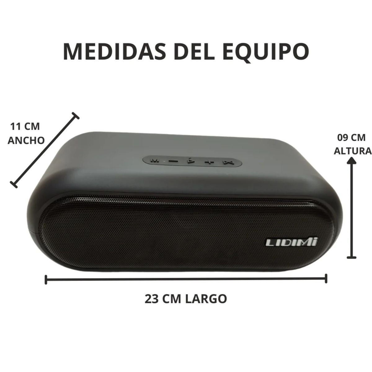 LIDIMI - Parlante Lidimi Ld-s004ac Bluetooth Recargable Radio Fm Rgb Alazar