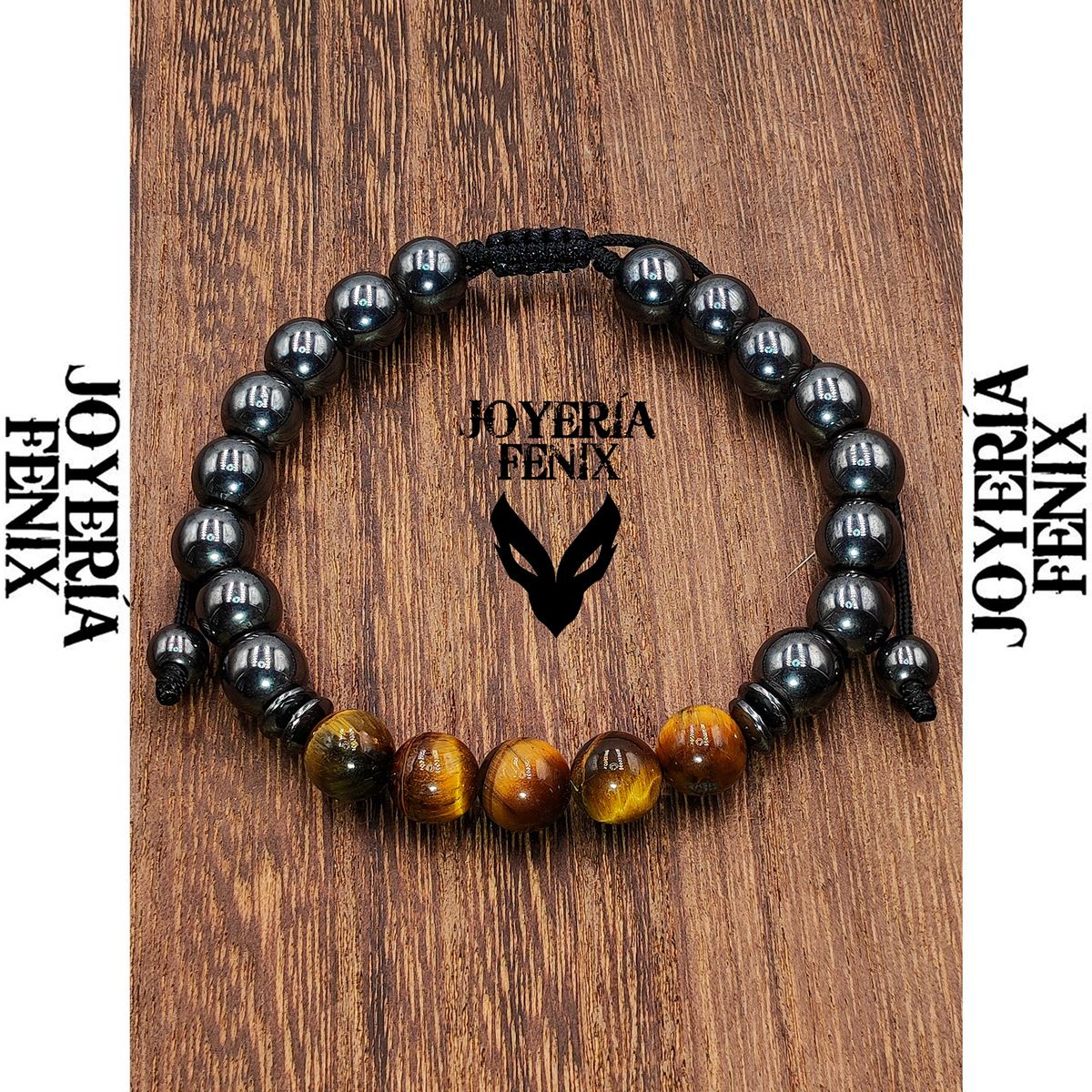JOYERIA FENIX - Pulsera Doble Protección Hematite - Joyería Fenix