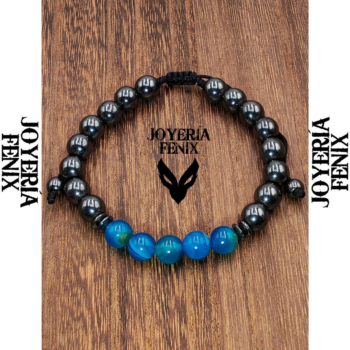 JOYERIA FENIX - Pulsera Doble Protección Hematite - Joyería Fenix
