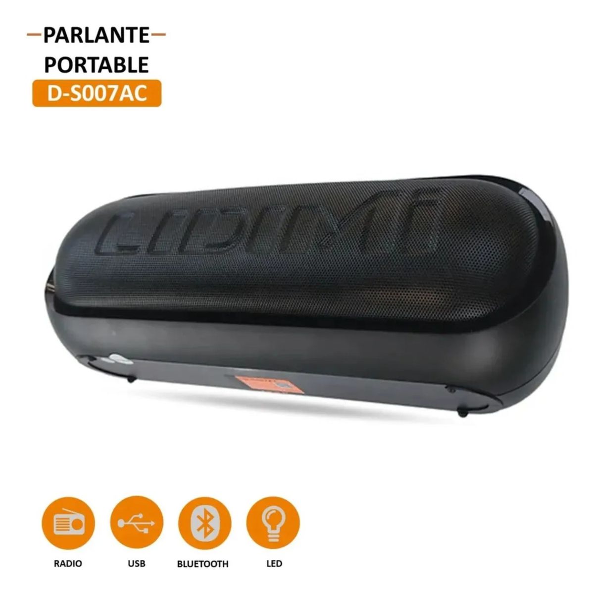 LIDIMI - Parlante Bluetooth Lidimi 44w Bass+ Luces Rgb Ld-s007ac Azar Alazar