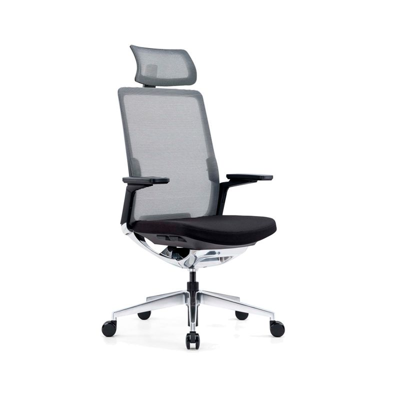 OFIDEAS - Silla De Oficina Presidente Dream Premium Gris Malla Ofideas