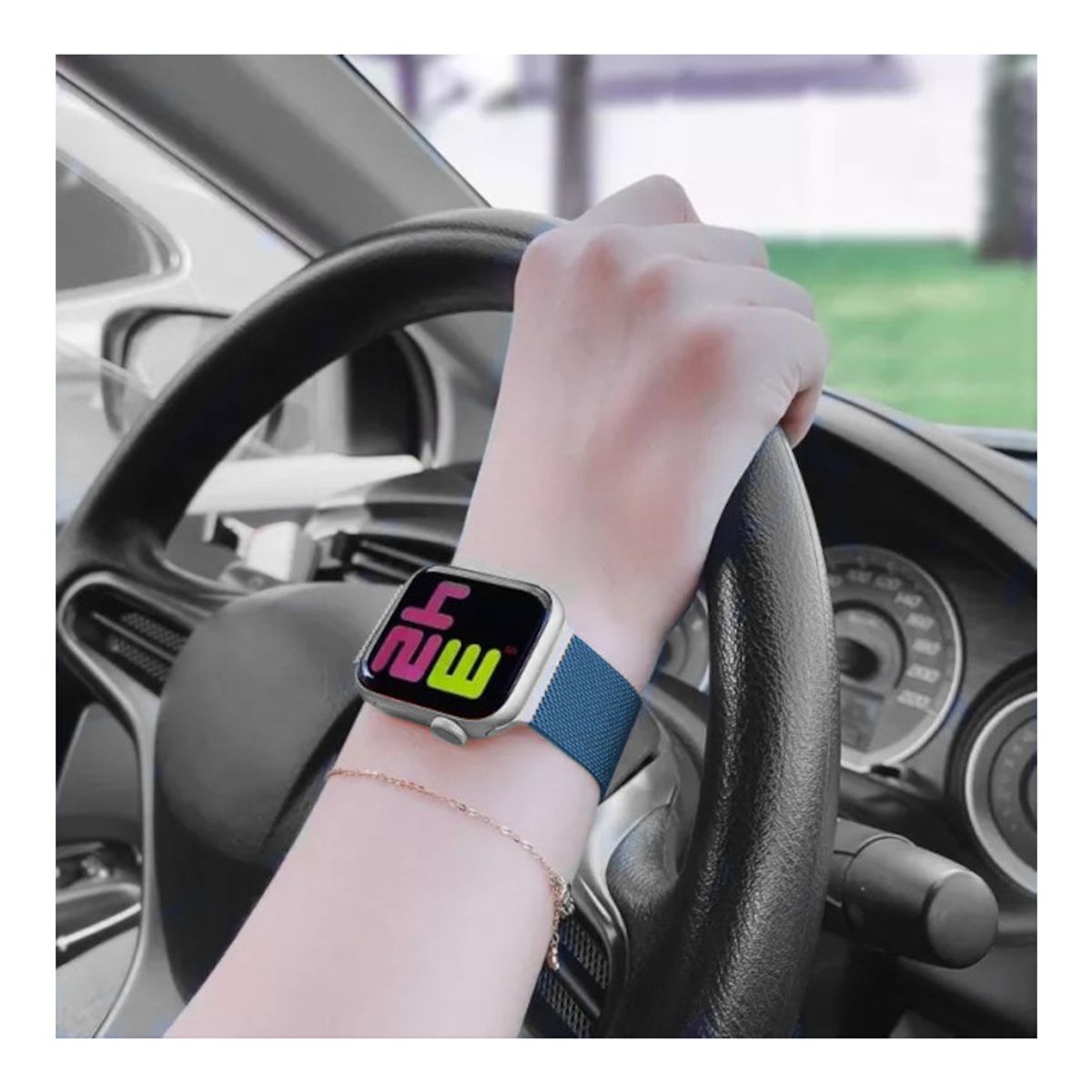 GENERICO - Correa Magnetica AZUL Huawei Watch GT GT2 GT3 2 Sport HONOR WATCH2018